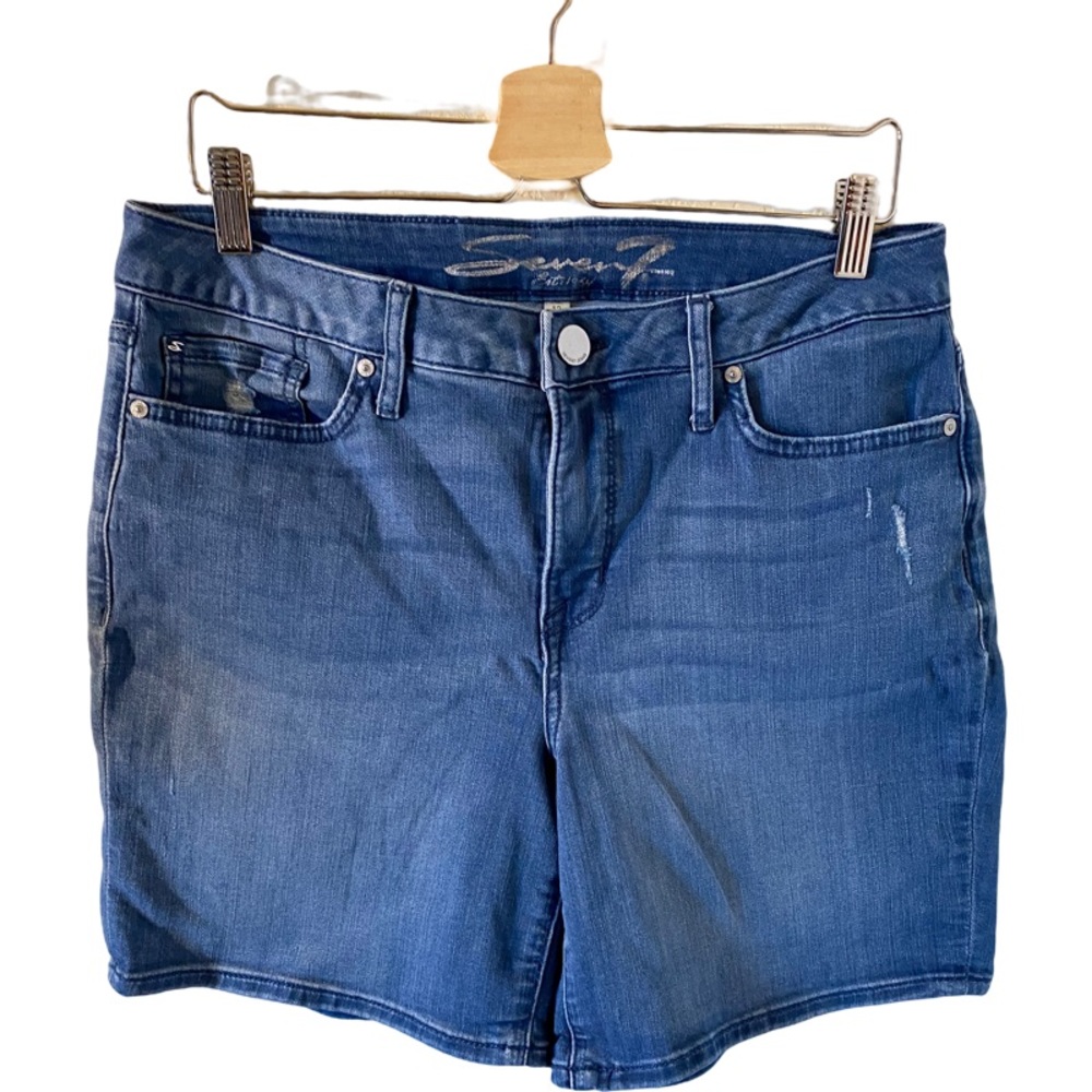 Seven7 Blue Denim Women’s Shorts